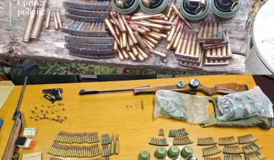 Pretresi u Beranama: Zaplijenjene bombe, pi&scaron;tolj, municija