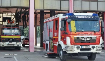 Lokalizovan požar iza Delte, sumnja se da je izazvan bacanjem petarde