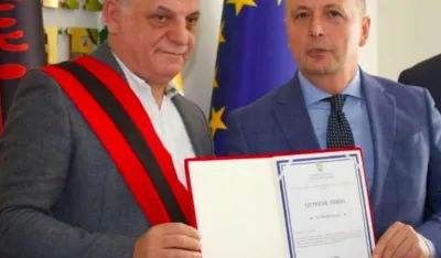 Nikola Gegaj počasni građanin Velike Malesije