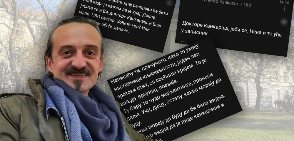 Čečović u službenoj grupi psovao kolegu, vrijeđao Saru Vujisić i NVO sektor