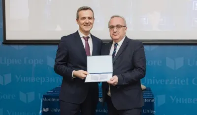 Elvir Zvrko dobitnik priznanja UCG za doprinos nauci i obrazovanju