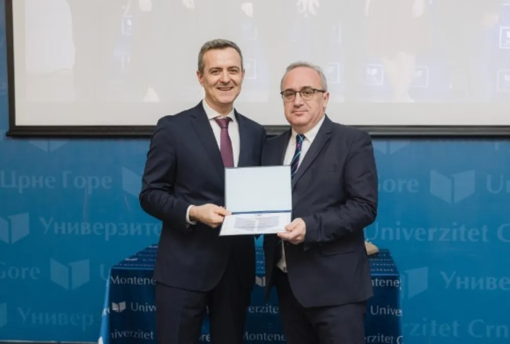 Elvir Zvrko dobitnik priznanja UCG za doprinos nauci i obrazovanju