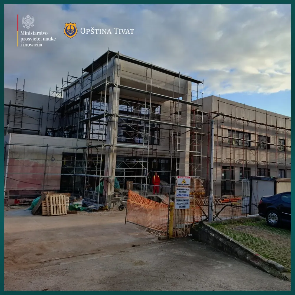MPNI: Nova &scaron;kola u Tivtu biće zavr&scaron;ena do aprila