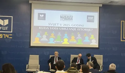 (FOTO) Darmanović: Tramp ulazi u Bijelu kuću jači nego ranije; Lekić: Izlaz iz globalne krize može se pronaći kroz obnovu multilateralizma