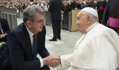 Nikola Camaj u posjeti vatikanu