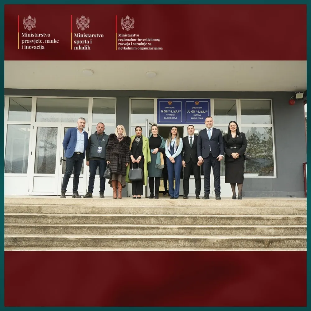 Ministri obi&scaron;li O&Scaron; "9. maj" u Sutivanu:&nbsp;Rekonstrukcija u zavr&scaron;noj fazi