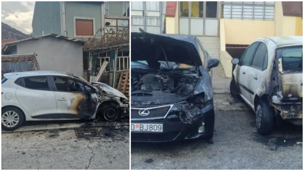 Policija i dalje ne zna ko je u dvije sedmice zapalio tri vozila na Cetinju