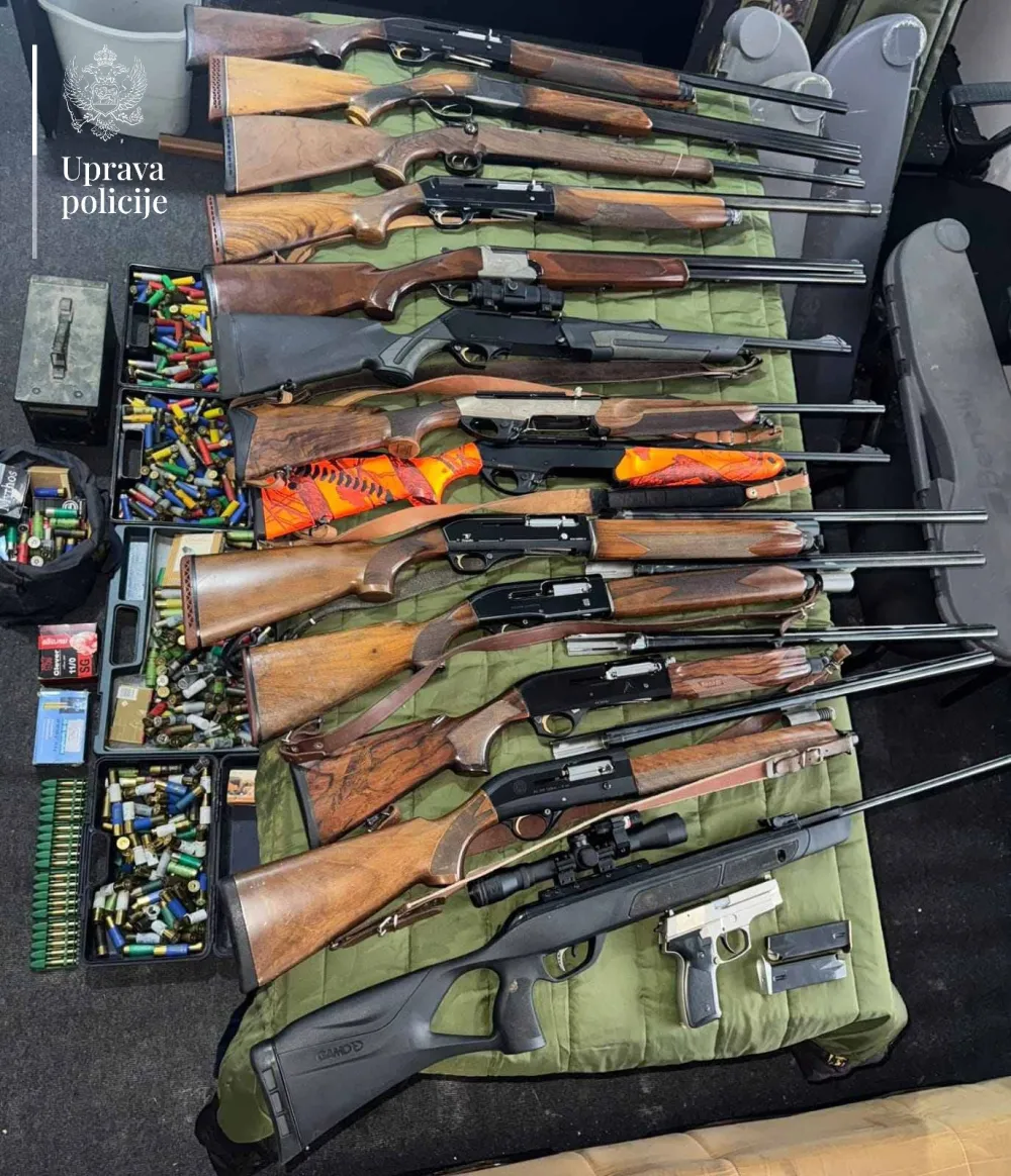 U Zeti oduzeto 16 komada oružja i 1.100 municije, uhap&scaron;ena jedna osoba