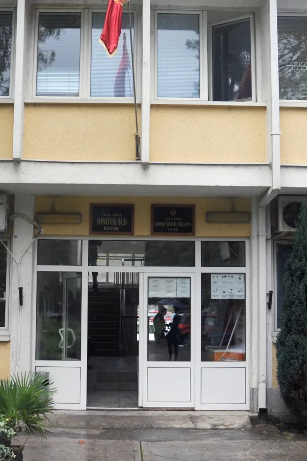 sudjenje u osnovnom sudu u Kotoru - Skaljarski klan