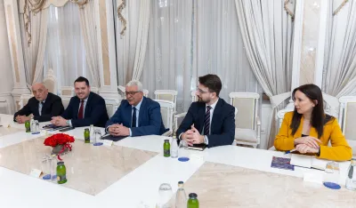 Mandić sa &Scaron;arecom: Kroz dijalog pronaći rje&scaron;enje za aktuelnu situaciju u Parlamentu