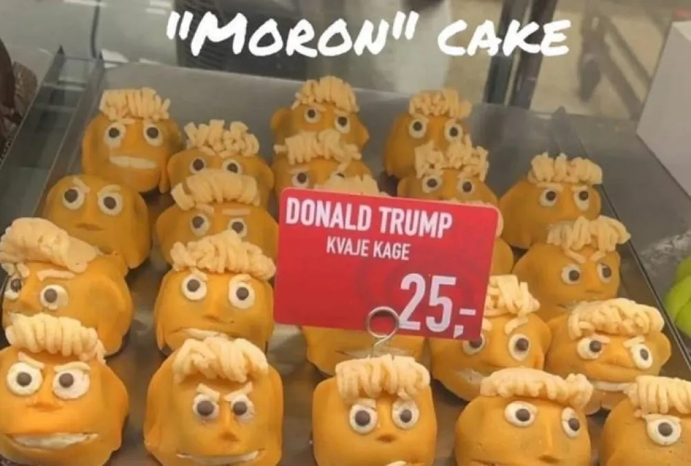 Donald Tramp - kvaja kage