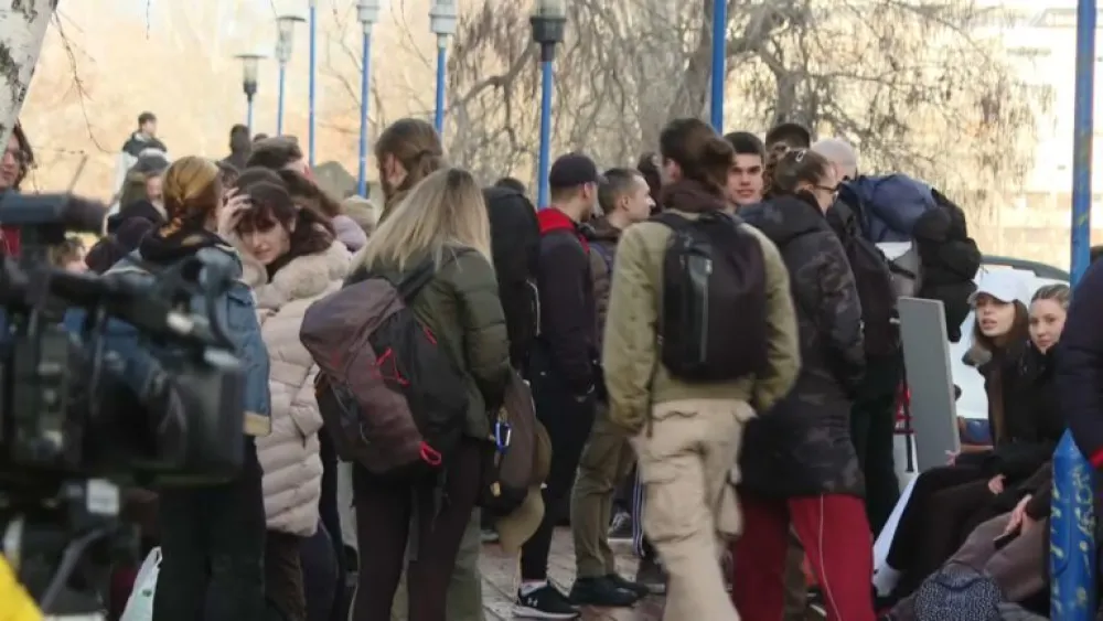 Studenti iz Beograda kreću za Novi Sad: "&Scaron;etnja od 80 kilometara za pravdu i ispunjenje zahtjeva"