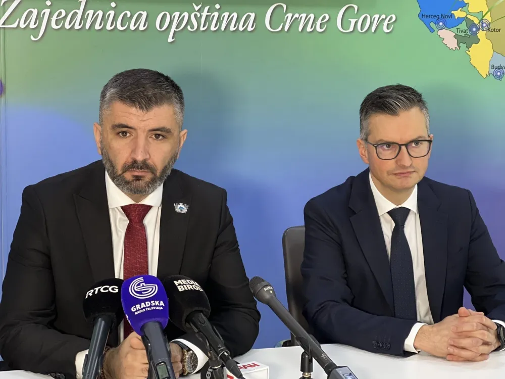 Marjan &Scaron;arec sa gradonačelnicima Podgorice, Bara, Tivta, Bijelog Polja i Žabljaka