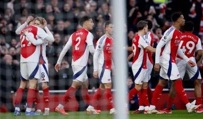 Slavlje fudbalera Arsenala