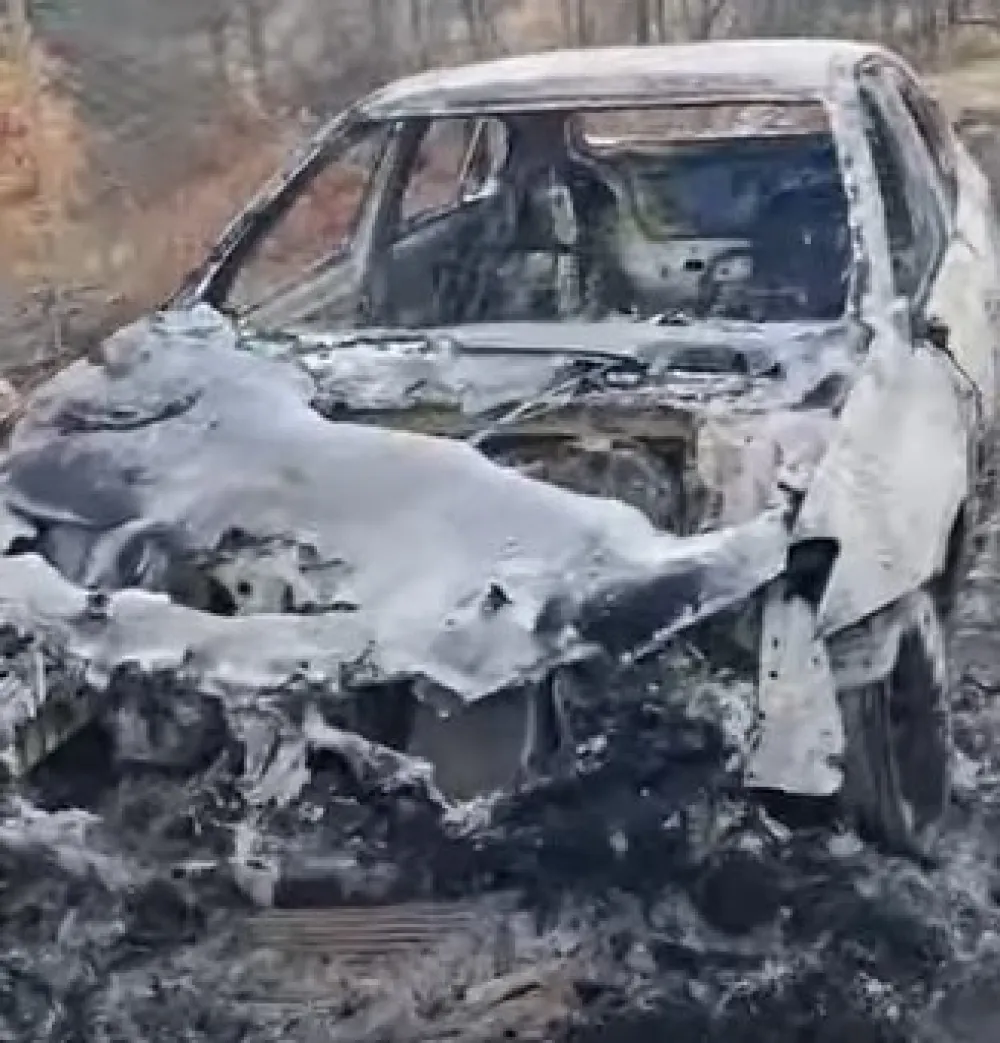 Vozilo Rudnika uglja izgorelo u selu kod Pljevalja