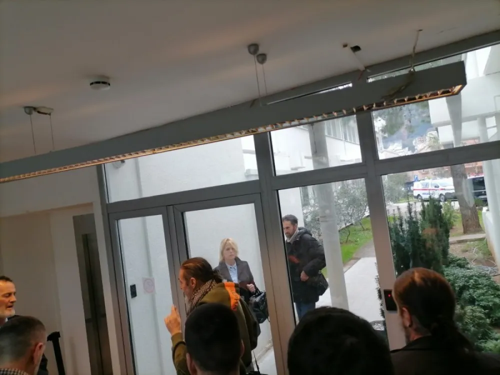 Dokić nije dozvoljen ulaz (Foto: RTCG)