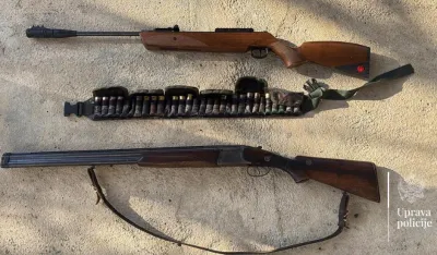 Pretresom u Ulcinju oduzete lovačka i vazdu&scaron;na pu&scaron;ka