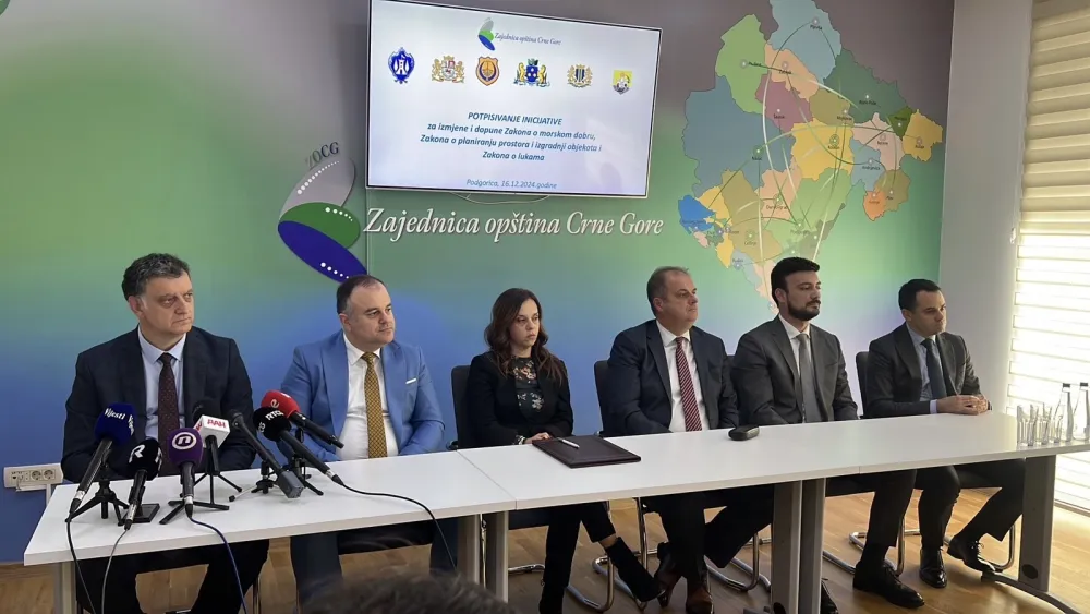 Zajednički stav primorskih op&scaron;tina: Prioritet odlučivanje Skup&scaron;tine Crne Gore o morskom dobru