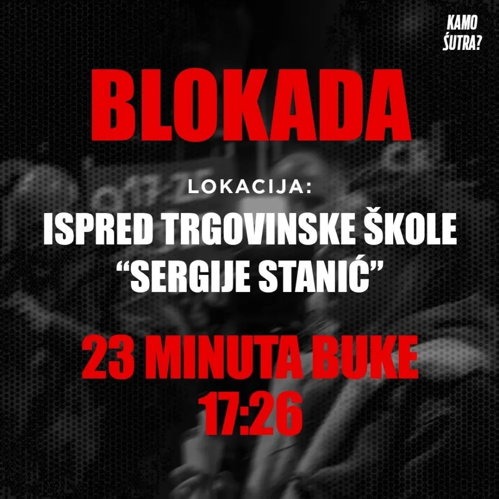 Blokade u vi&scaron;e gradova: Kamo sjutra blokira saobraćaj kod trgovinske &scaron;kole u Podgorici