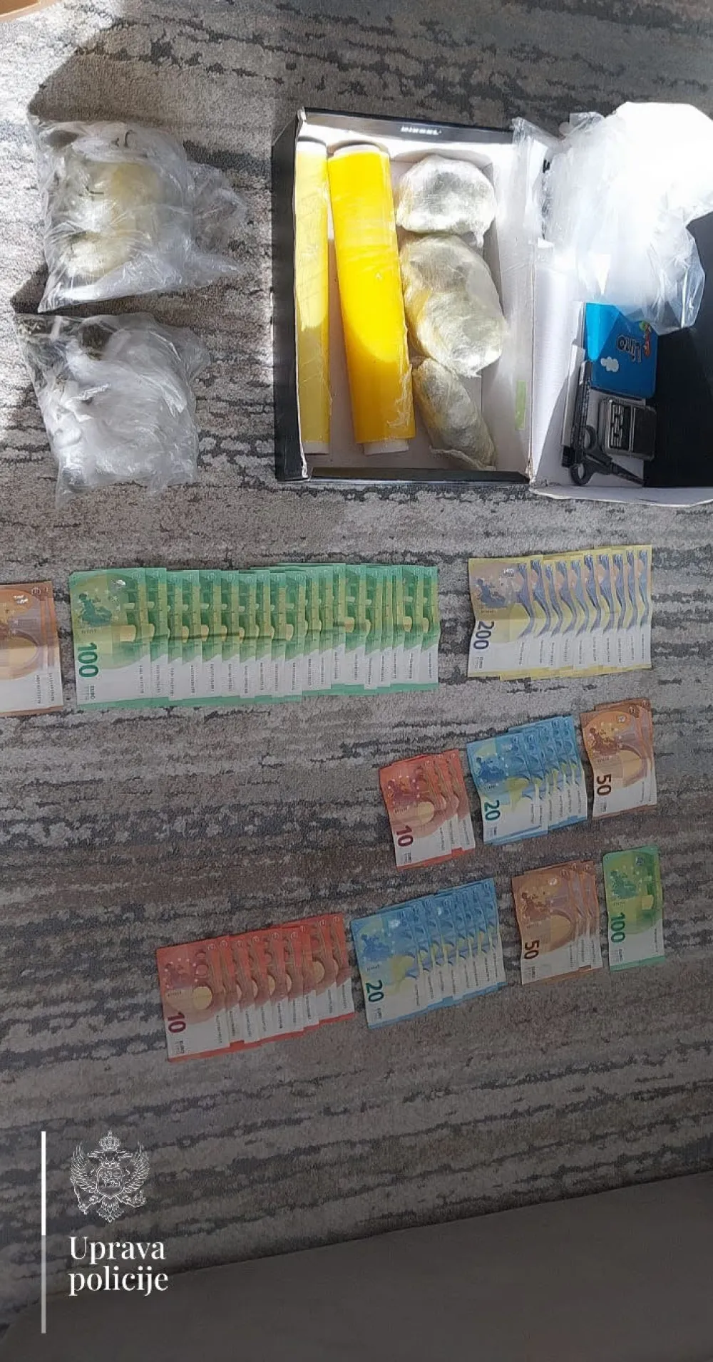 FOTO: Uprava policije CG