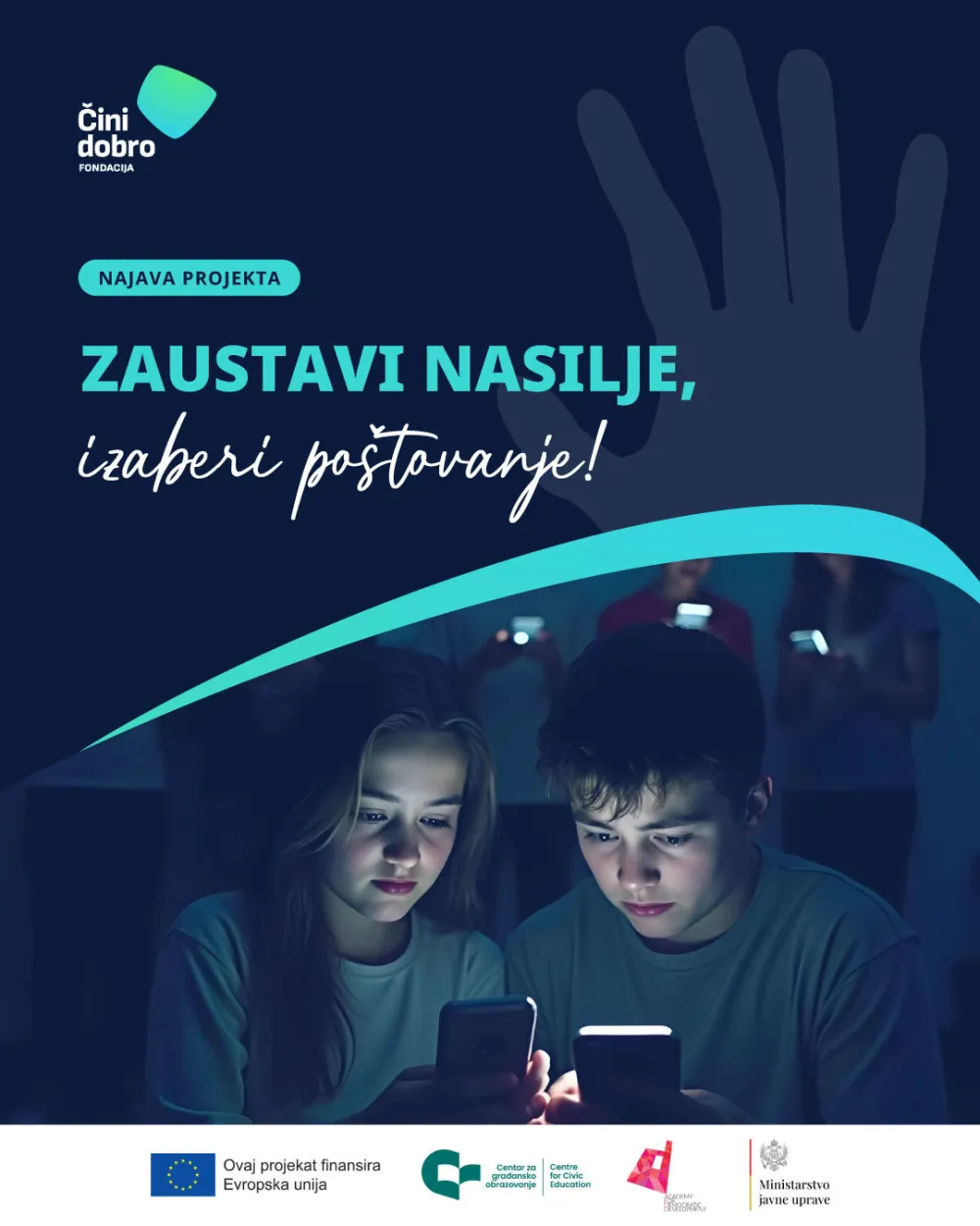 Počinju projekat &bdquo;Zaustavi nasilje, izaberi po&scaron;tovanje&ldquo;