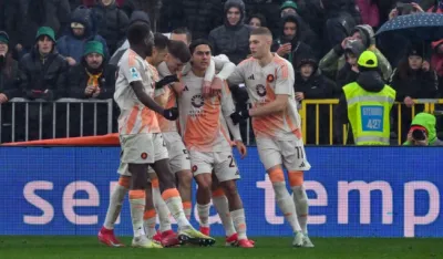 Slavlje fudbalera Rome