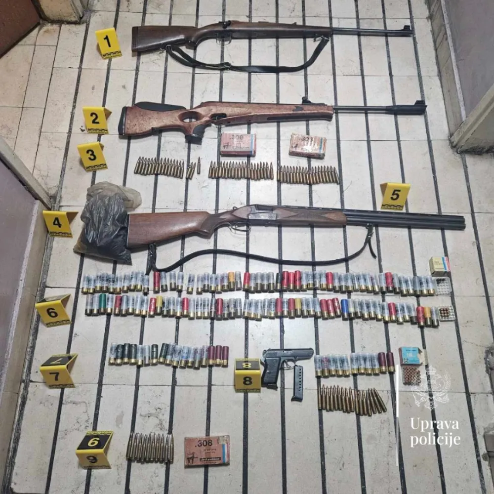 Oružje pornađeno u Danilovgradu