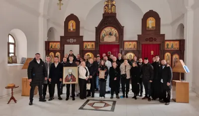Zajednička fotografija z crkve nakon liturgije