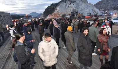 (FOTO/VIDEO) Počela blokada na Cetinju