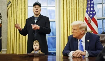 Ilon Mask i Donald Tramp