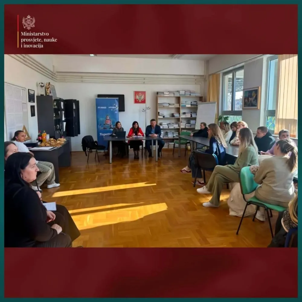 MPNI i UNHCR nastavljaju informativne sesije sa roditeljima djece iz Ukrajine