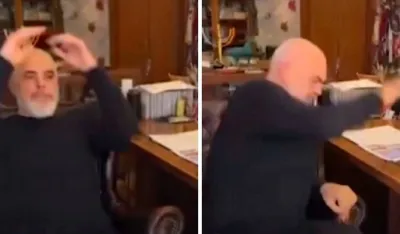 (VIDEO) Albanski premijer u prenosu uživo udario &scaron;akom o sto i psovao