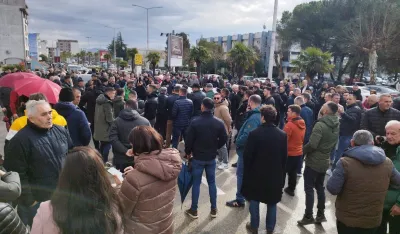 Sa protesta u Ulcinju
