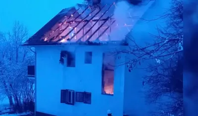 Berane: Požari u naselju Buče, izgoreli vikendica i krov kuće
