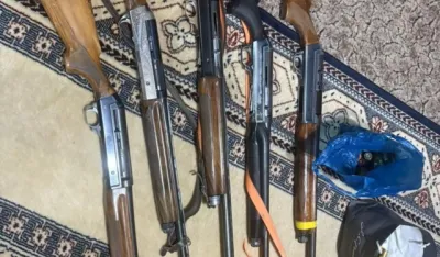 (FOTO) UP: Tokom pretresa na 11 lokacija na jugu pronađena marihuana, devet komada oružja i municija