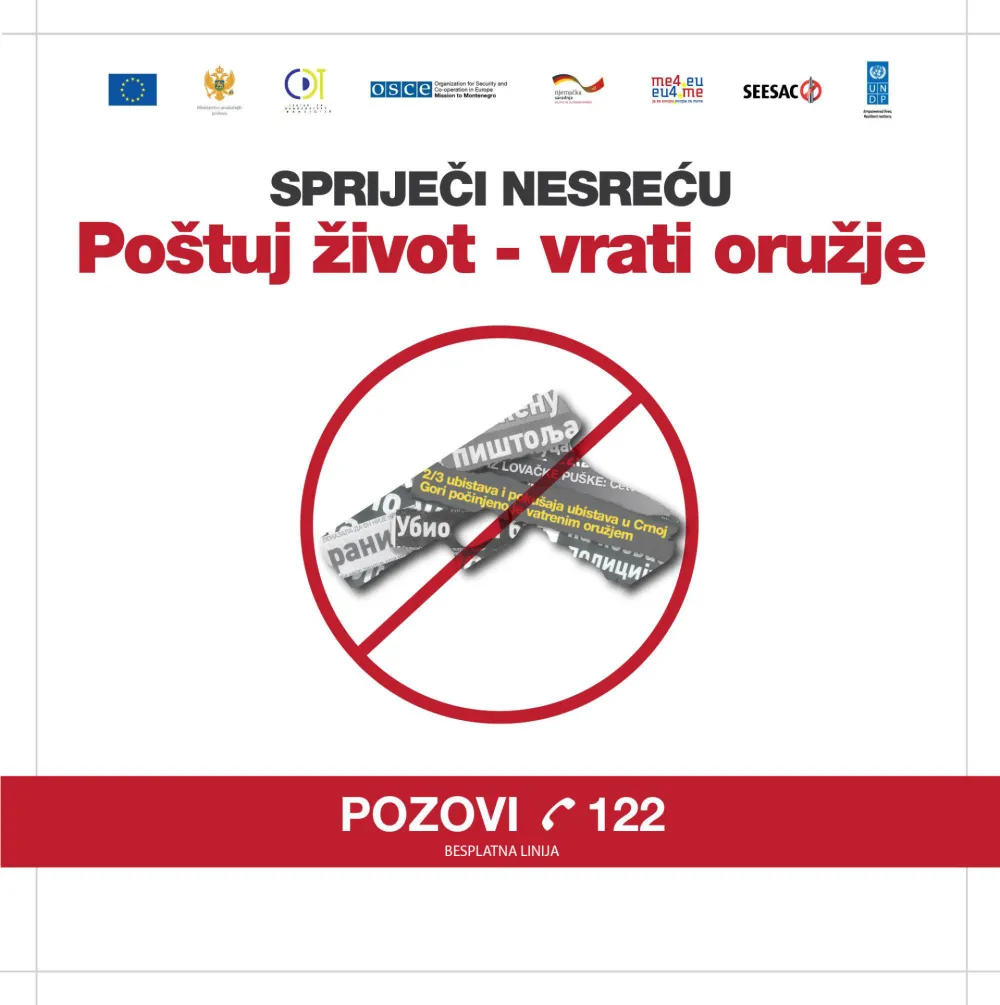 Građani&nbsp;dobrovoljno vratili 20 komada oružja, 12 ručnih bombi, municiju