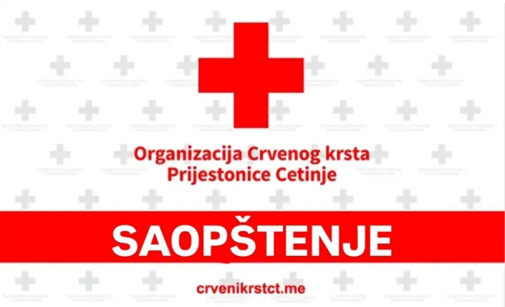 Crveni krst Cetinje pokreće inicijativu za edukaciju prve pomoći u &scaron;kolama na Cetinju