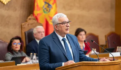 Andrija Mandić na Prvom zasjedanje Parlamenta za osobe sa invaliditetom