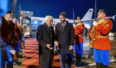 Milatović dočekao predsjednika Italije Serđa Matarelu