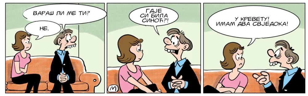 Mirko Zulić strip Dana