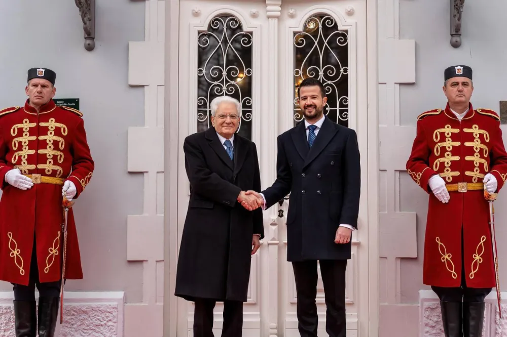 (FOTO) Milatović primio najvi&scaron;e državno odlikovanje Italije, Matarela Orden Crne Gore na lenti