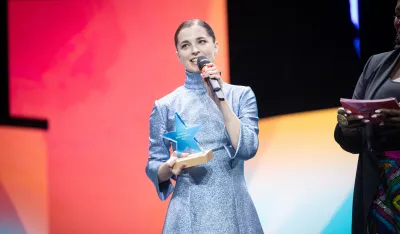 Лидија Кордић на церемонији у Берлину