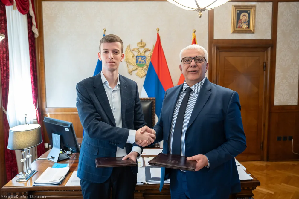 Potpisan Protokol o saradnji između Skup&scaron;tine Crne Gore i Mreže za mlade Crne Gore