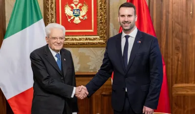 Spajić sa Matarelom:&nbsp;Jačanje strate&scaron;kog partnerstva i budućnosti Crne Gore na evropskom putu