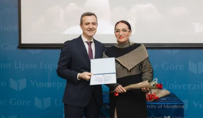 Đurović dobitnica priznanja za poseban doprinos razvoju naučnoistraživačkog rada