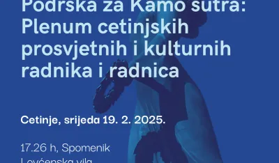 Danas plenum cetinjskih prosvjetnih i kulturnih radnika, &ldquo;povorka ti&scaron;ine&rdquo; do stanice policije