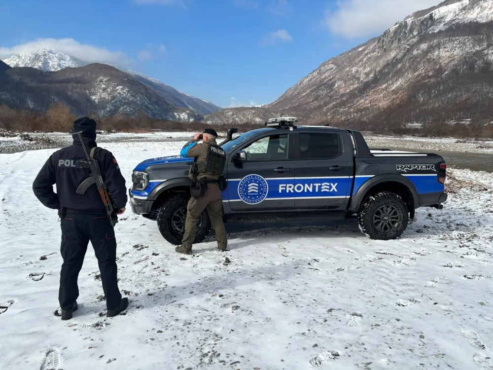 Podr&scaron;ka Fronteksa u jačanju nadzora državne granice: Operacija JO Montenegro 2025