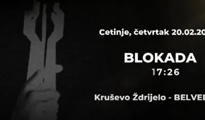 I danas blokada na Kru&scaron;evom ždrijelu