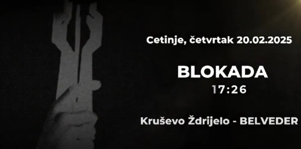 I danas blokada na Kru&scaron;evom ždrijelu