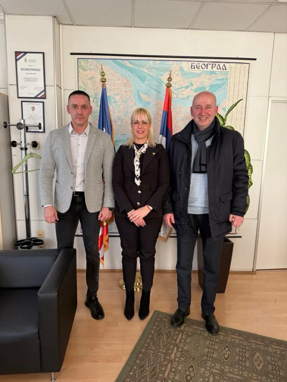 Predstavnici Glavnog grada u radnoj posjeti Beogradu